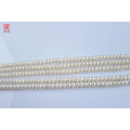 5-6mm White Freshwater Pearl Strands, Button Round (ES117)